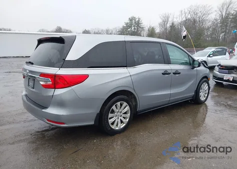 2020 Honda Odyssey Lx из США, поврежденный, VIN 5FNRL6H29LB050313